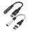 Câble audio convertisseur USB type C vers Auxs en-Blanc 4