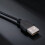 2 stuks USB A schakelbaar netsnoer USB-verlenging Inline-Zwart 6