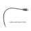 USB C Pigtail-kabel 5V USB Type C-stekker naar-recht hoofd 4