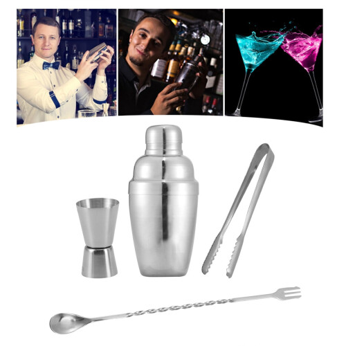 Ensemble de barman en acier inoxydable 4 pièces 1