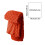 Fleece Throw Blanket 39x28 Inches Soft Plush Orange 3