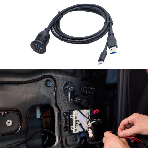 Câble d'extension USB3.0 Type C Compatible pour tableaux de-1m 1