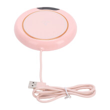 Intelligenter elektrischer Tassenwärmer rosa 55/65/75C Plug-In