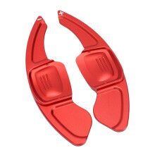 2 Stück rote kurze Aluminium-Lenkpaddel-Schalthebel MK8 2022+
