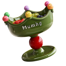 Beautiful Two Function Serving Bowl For Fruits Snacks And-D