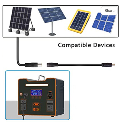 Quality 14AWG DC7909 Solar Generator Cable With PVC Coating-3m 2