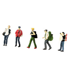 1:64 Scale Hand Painted Miniature Figure for Miniature Scenes-C