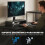 Homcom Mesa Gaming Negro 244 x 50 x 101 cm 6