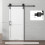 Homcom Puerta Corredera Blanco 91.5 x 3.5 x 213.4 cm 3