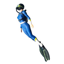 1:64 Scale Miniature Resin Diving Sculpture Sea-Diving Dance