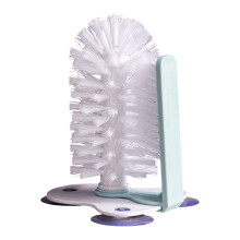 360 Degree Rotating Cup Brush With Strong Suction Base And-Blue
