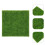 Tapis de gazon artificiel réaliste 1x1m 2