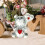 Glass Bear Ornament Valentine's Day Romantic Gift 4