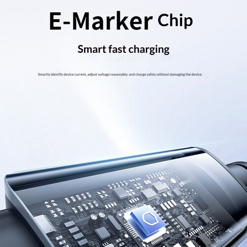 Efficient USB Type C Data Cord for Rapid 100W Charging for-1m 2
