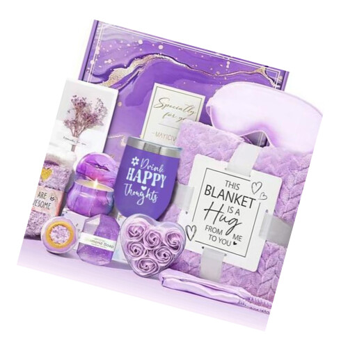 ABS Relaxing SelfCare Package Kit With Luxurious Bath-Purple