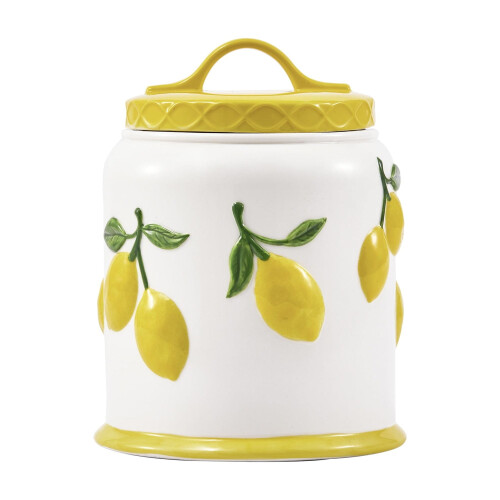 Bico Lemon handbemalte 23 cm Keramik-Keksdose