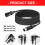 3Pin Male to Female Microphone Coupler Extender-2m double elbow 4
