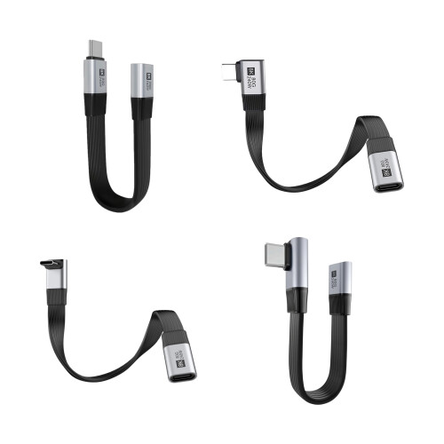 Cable 80Gbps Data Transfer 240W USB C to USB C Cable-side elbow 2
