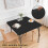 Elainilye Stretch Square Tablecloth34x34in 5
