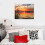 Lake Dock Sunset Canvas Art Print 5