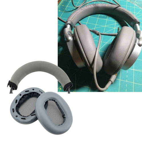 Sponge Ear Pad Soft Flexible for MDR-1AM2-Black earpads 2