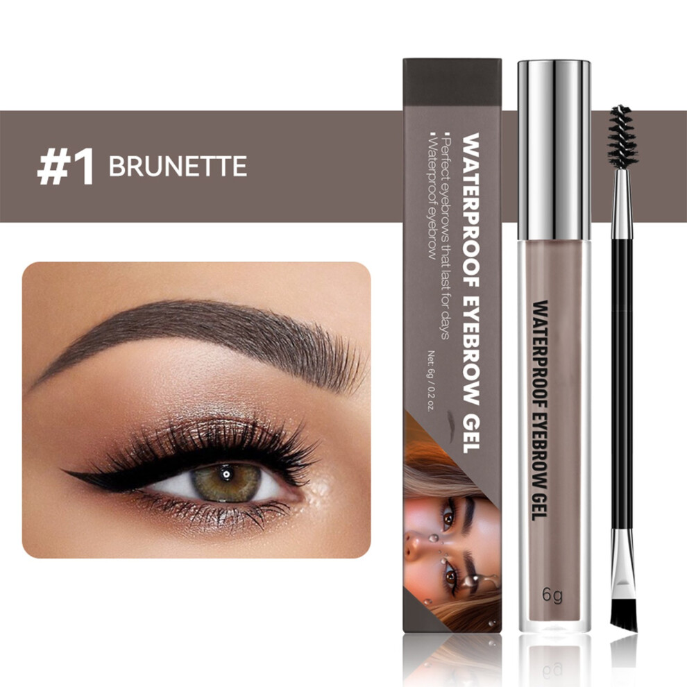 (A) Waterproof Eyebrow Gel Makeup Holding Waterproof Non Smudging Eyebrow Shaping Eyebrow Gel 24 g