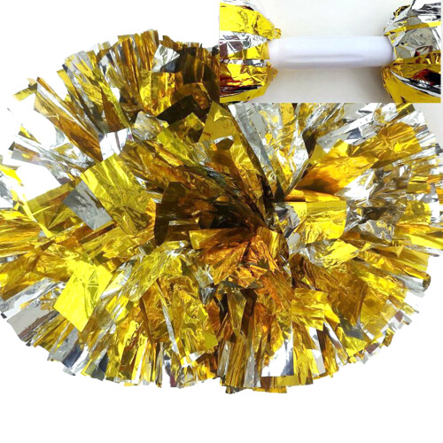 Pompones de animadora con forma de flor, 35 cm, PET 2