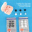 1 Set Ergonomic Silicone Earphone Tips for Buds Sweat-White 3