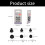 1 Set Ergonomic Silicone Earphone Tips for Buds Sweat-White 4