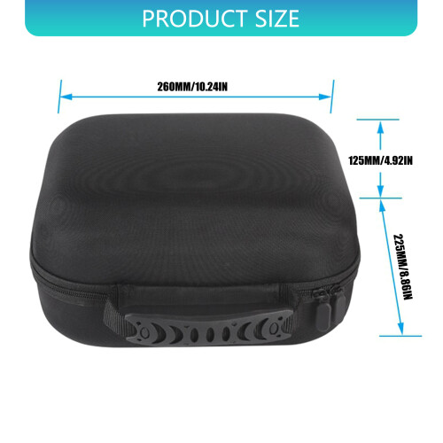 Compact Carrying Case Bag For Focal Elear Headphone Featuring 2