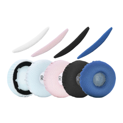 Ensemble de coussinets d'oreille en mousse souple, bandeau-Bleu 1