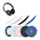 Ensemble de coussinets d'oreille en mousse souple, bandeau-Bleu 3