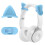 Universal Cats Ear Headphone Attachments Premium-Purple 7