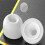 Oreillettes en silicone de trois tailles avec maille-Blanc 6