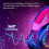 Gaming Headset with Noise Canceling Microphone Surround-Red 6