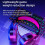 Gaming Headset with Noise Canceling Microphone Surround-Red 7