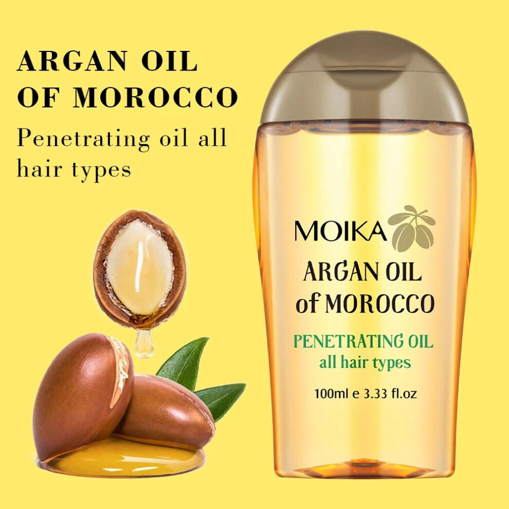 (1pcs) UK - Argan Oil Hair Care Serum, Anti-Frizz & Split End Repair, 100ml