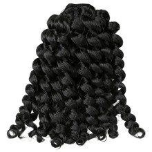 Heat Resistant Synthetic Fiber Voluminous Hairpiece-A