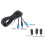 Triple Adapters Charging Cable USB To Type C 5.5x2.5mm For-2m 2