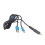 Triple Adapters Charging Cable USB To Type C 5.5x2.5mm For-2m 7