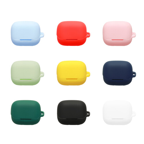Dust Prevention Sleeve Silicone Case Shell for Earbuds 4-Red 1