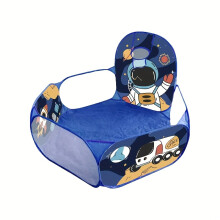 Navy Blue Hexagonal Space-Themed Ball Pit Kids' Tent, Indoor/Outdoor Space-Themed Playhouse, Children's Pretend Play