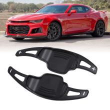 2-teilige Aluminium-Paddelabdeckungen Camaro ZL1/TL1/SS Schwarz