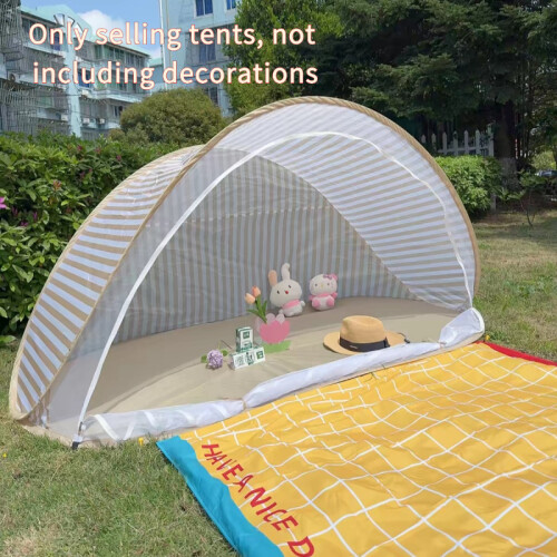 Outdoor Automatic Sun Shade Tent / Portable Beach Canopy / Mosquito-Proof Awning / Foldable Quick-Setup Camping Tent