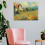 Floral House Canvas Wall Art Print 3