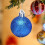 Blue Christmas Balls Shatterproof 24PCS 40mm 6