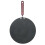 Flat griddle pan for crepes and pancakes with spreader and 3