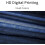 Perdea de duș bleumarin cu model abstract ombre, 183x183 cm 2