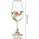 Verre à gin émaillé motif fleur lys jaune (1 pièce) 3