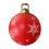 Christmas Ball Ornament 30 inch oversized 2